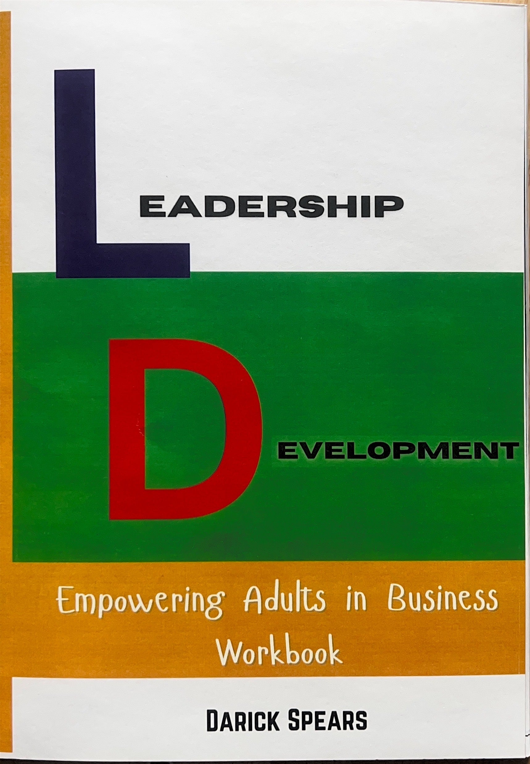 Leadership Development Workbook For Adults – DarickBooks