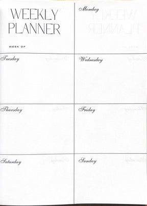 Kids Weekly Planner