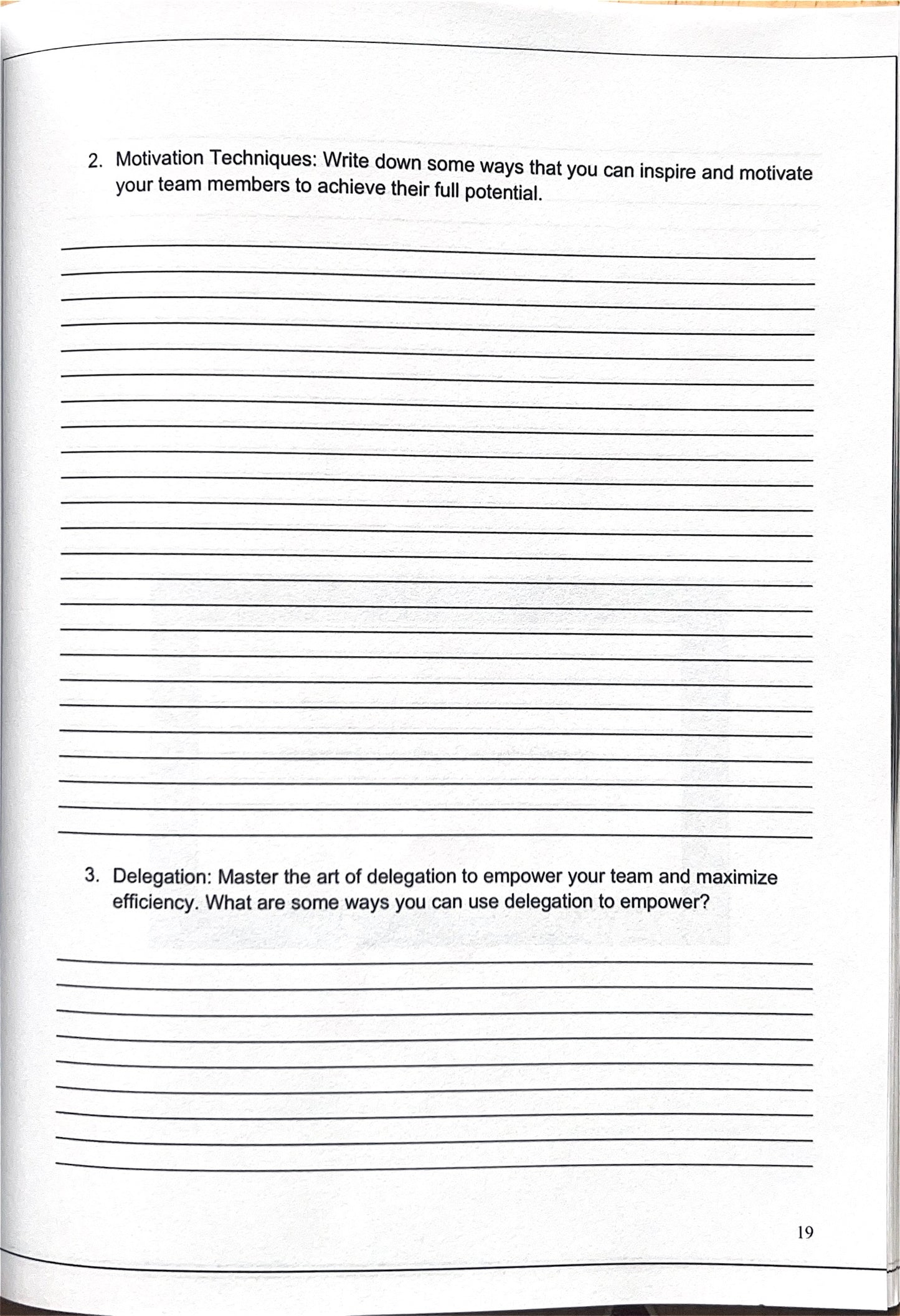 Leadership Development Workbook For Adults