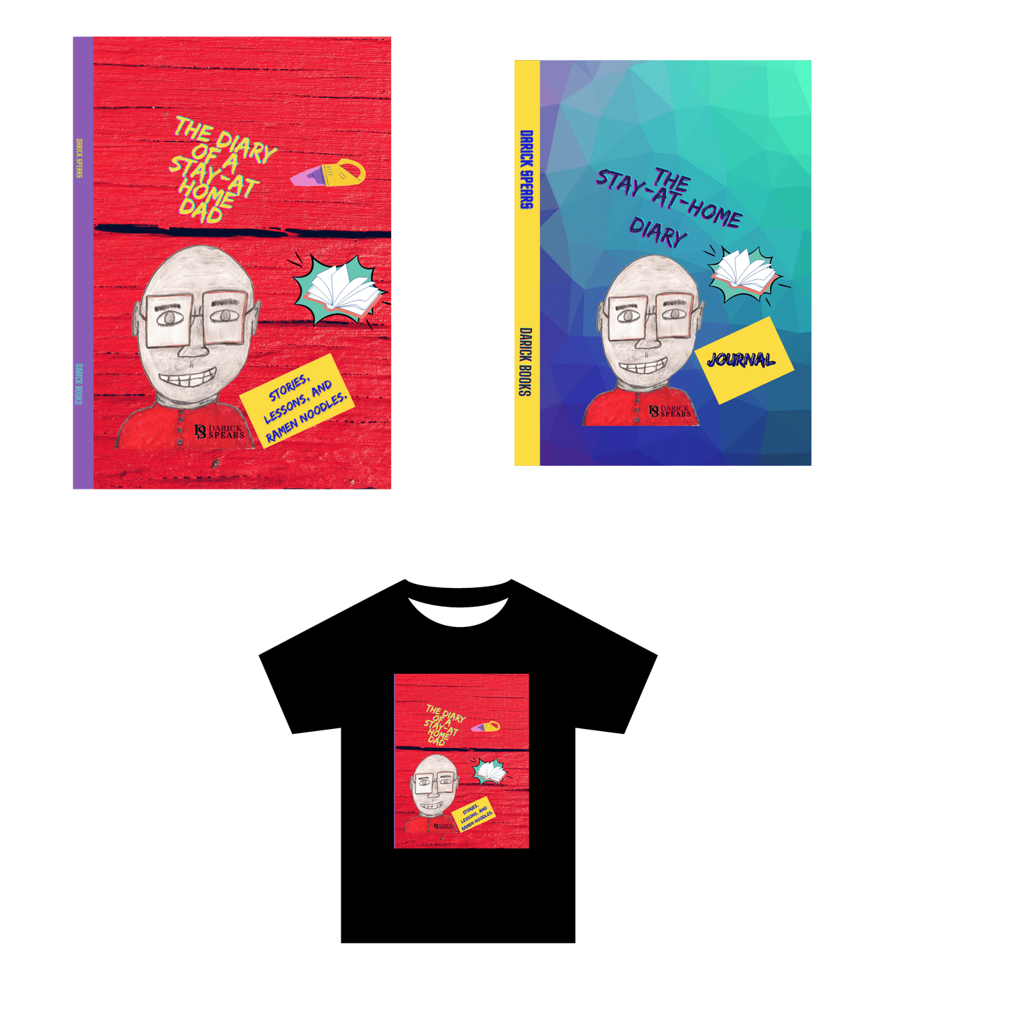 Bundle 3 (The Diary Book, Journal and T-shirt)